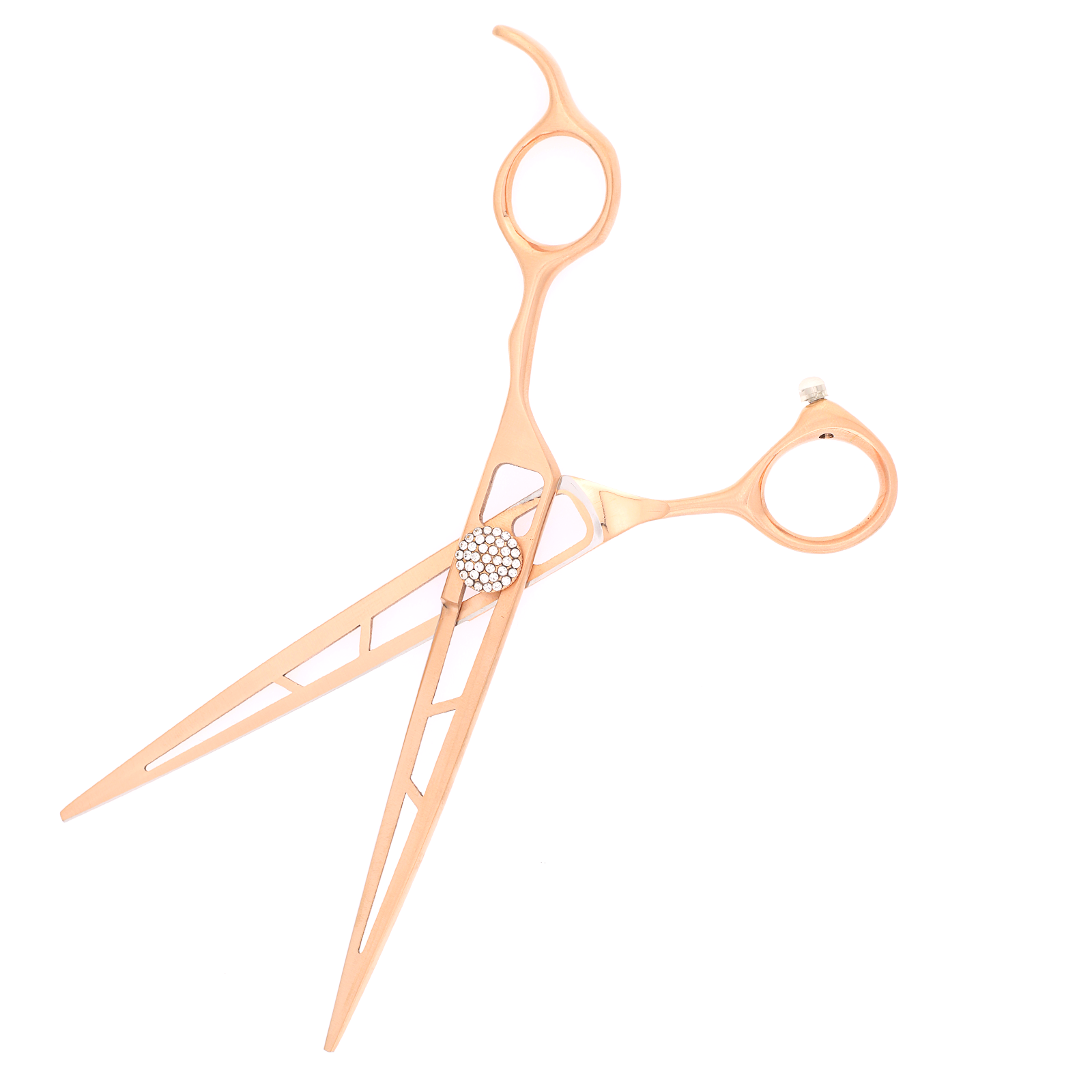Titan Shears - Straight Sword-Shaped Blade Gold 440C Convex RH OFF 7" image 2